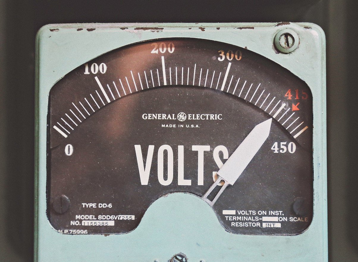 Electricity meter measuring energy consumption